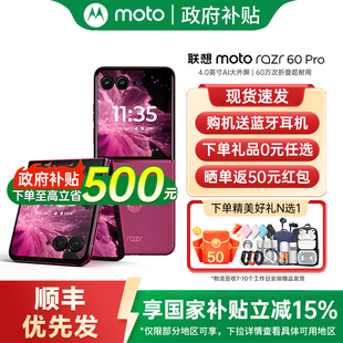 razr Pro 启版 摩托罗拉联想moto AI元 折叠屏手机官方旗舰店摩托罗拉moto 政府补贴至高15%