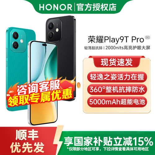 政府补贴荣耀Play9TPro