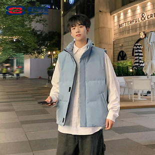 捷尼拉莫羽绒棉衣马甲秋冬季新款背心坎肩外穿韩系叠穿棉服外套潮
