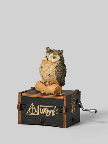 Harry potter music box哈利波特周边手摇小八音盒木制迷你音乐盒