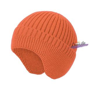 新款帽子男女士冬季保暖针织毛线帽户外骑车护耳套头僧帽不加绒包