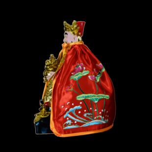 新款家用财神爷小披风佛像观音菩萨斗篷刺绣双龙衣服文武财神像袍