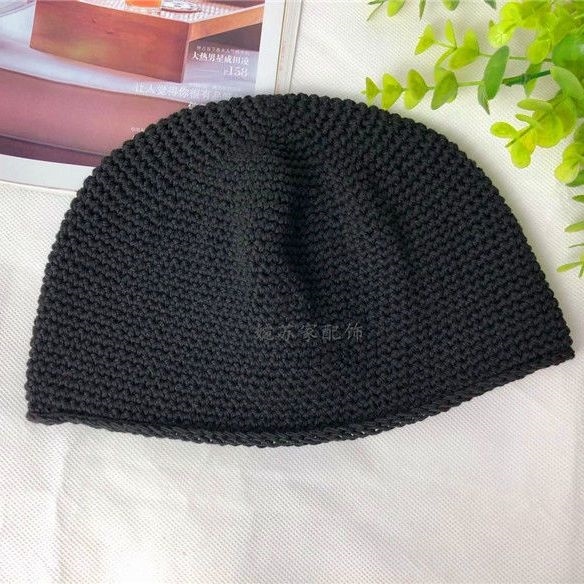 新款男秋冬款包头帽手工无边瓜皮帽男女李雪健同款中老年帽和尚居