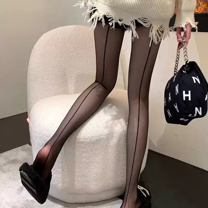 御姐性感红色虾线开裆黑丝袜显瘦连裤袜复古丝袜辣妹后竖线肉丝袜,女士内衣/男士内衣/家居服,连裤袜/打底袜,淘宝优惠券,粉丝福利购,淘宝优惠卷