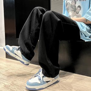 1015-2货号WK379-P45春季街头j简约百搭休闲舒适牛仔男女裤控68图片