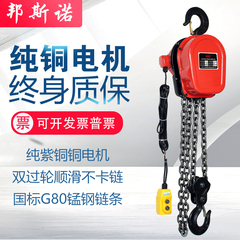 ba lăng xích 2 tấn Palăng xích điện 380V 1t 2 tấn 3 tấn 5T 220V cần cẩu nhỏ hộ gia đình Palăng xích ngược điện nâng pa lăng xích kéo tay palang xích