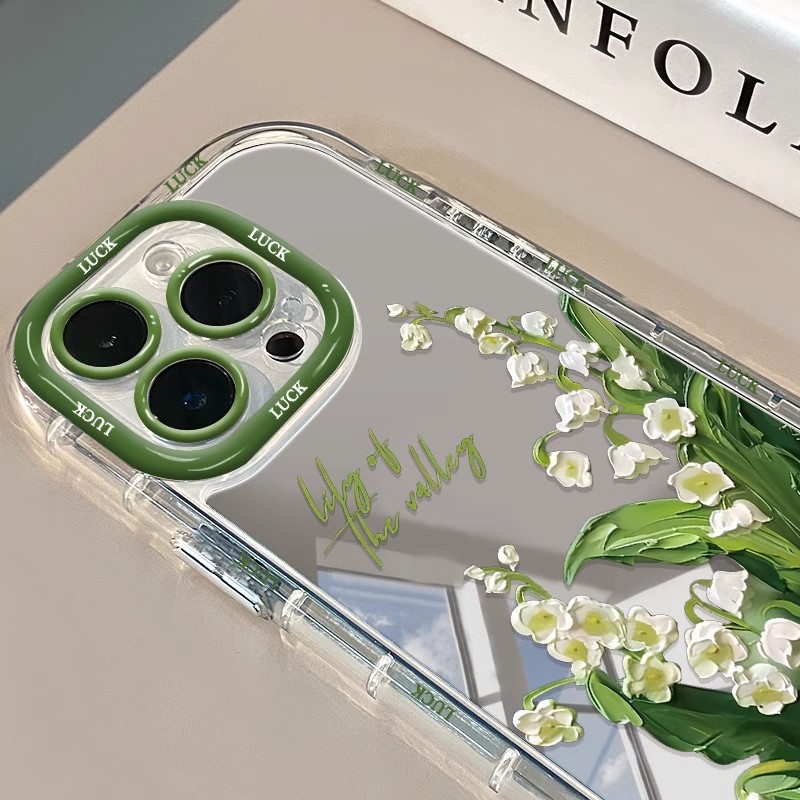 绿叶铃兰适用华为mate70手机壳