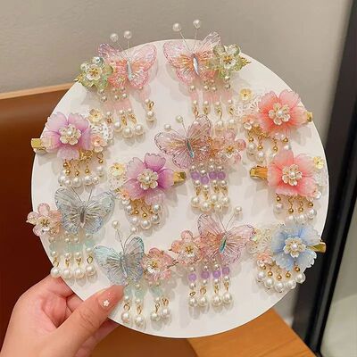 2pc Cute Women's Boutique Hair Accessories Resin Sweet Cute