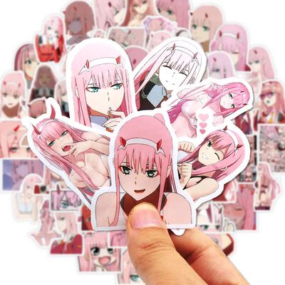 30/180pcs DARLING Anime Girl Stickers Cartoon Cute Decals To