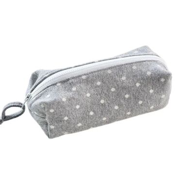 INS Polka Dot Design Pencil Case Large-capacity Soft Touch S