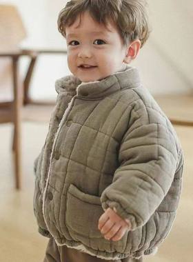 9569E Children Coat Winter Warm Clothes Outerwear Boy's Cott