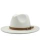 Men Jazz Wool Women Fedora Hat Cap 男女毛呢礼帽大檐爵士帽