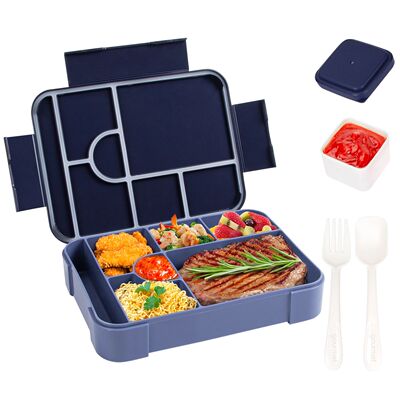 Large Capacity Bento Lunch Box for School Microwave Bento Bo