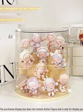Acrylic Display Storage Case for Action Figure Clear Dustpro