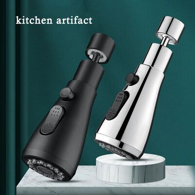 3 in 1 Kitchen Faucet Extender 360° Rotation Faucet Anti-Sp