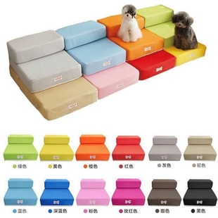 dog staircase, breathable mesh, foldable pet dog stairs, tra