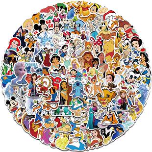 10/50/100pcs Mix Cartoon Micky Princess Stickers Graffiti D