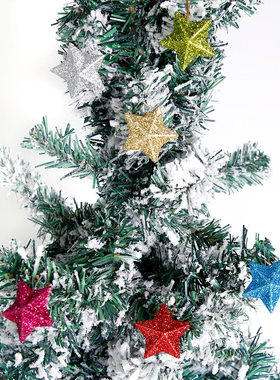 Christmas tree decoration stereo star hanging ornaments 挂饰