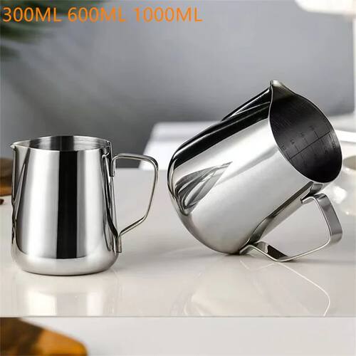 Stainless Steel Coffee Latte Mug Frothing Art Jug Pitcher Mu