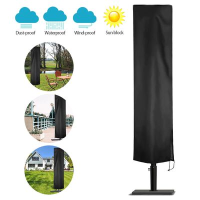 Waterproof Sunshade Umbrella Cover Outdoor Garden Oxford Clo