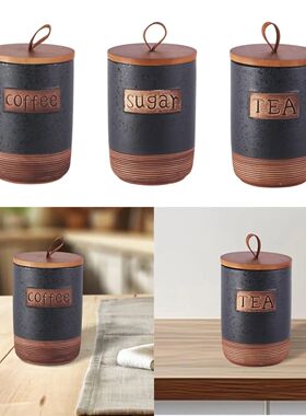 Ceramic Storage Container Holder Accessories Canister Decor