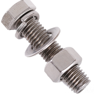 东雨国标304六角头不锈钢螺栓6厘加长全牙带母平垫弹簧防腐罗丝钉