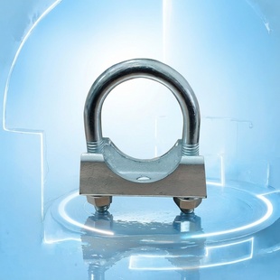 卡箍管夹电线杆固定路灯抱箍卡扣排气管圆管管卡u型管螺丝