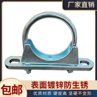 东雨钢管管十字卡子u型管重型大棚卡扣固定卡箍管夹支架底座管卡