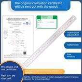 不锈钢工业级高精度钢尺钢尺水平尺有计量校准证书和测试报告