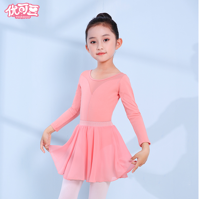 优可豆女童舞蹈服装中国舞练功服