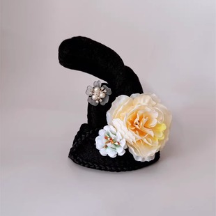 古典舞头饰女飘逸古风纱衣锦鲤中国舞飘逸仙气古风汉唐舞蹈假发髻