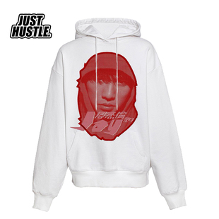 周杰伦 依然范特西 恶搞 猿人 美式高街 连帽卫衣 宽松 vintage