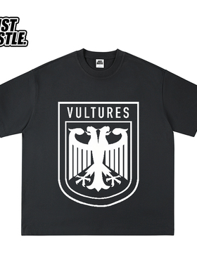 KANYE 侃爷同款 VULTURES 试听会 秃鹫2短袖T恤 美式嘻哈重磅纯棉