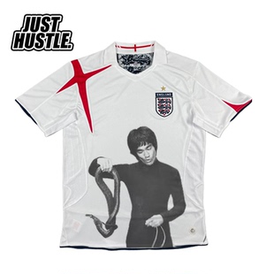 李小龙 擒蛇 足球服 remake 英格兰 短袖 夏季 复古风 Blokecore