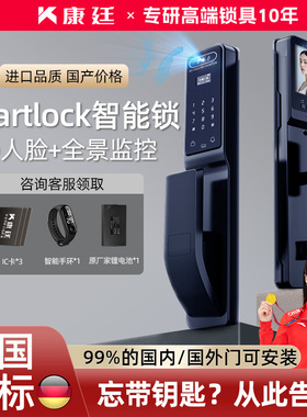 smartlock智能锁高端全自动人脸识别密码锁家用门锁防盗门入户门