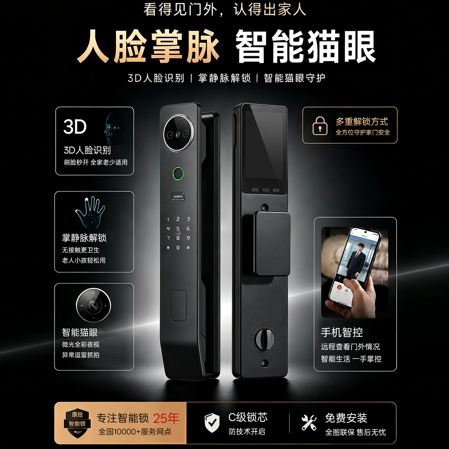 【国家补贴】2026新款智能门锁图片
