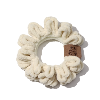 毛绒韩国气质头绳扎马尾