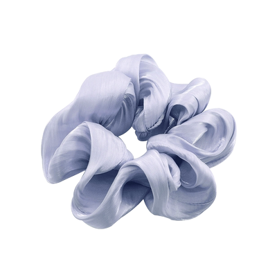 ins纯色闪光波浪肥大橡皮筋发圈