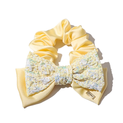 菲啵尔蝴蝶结碎花大肠发圈