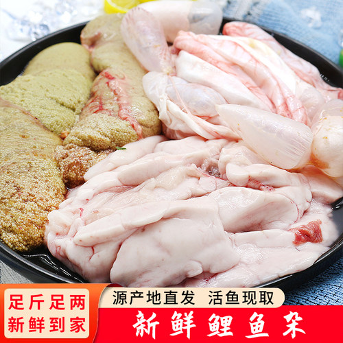 新鲜鱼杂鱼籽鱼泡鱼白活鱼现取