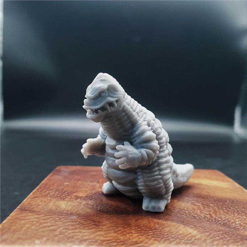 潮玩DIY手工 小小怪兽系列 雷德王 1/64人偶模型手办场景