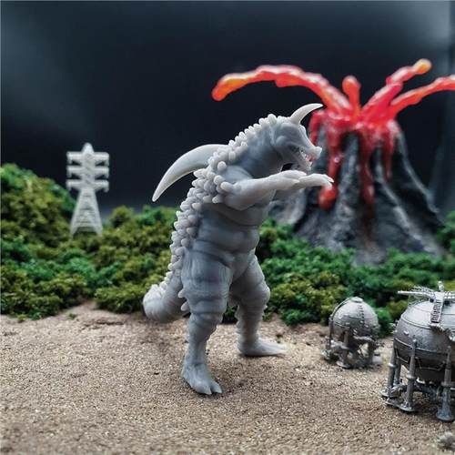 潮玩DIY手工 雷欧奥特曼明鉴怪兽 布莱克基拉斯 1/43模手办场景