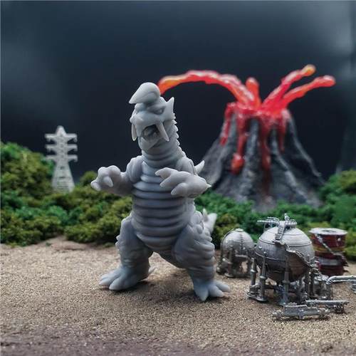 潮玩DIY手工 杰克奥特曼明鉴怪兽布莱克王 1/64人偶模型手办场景