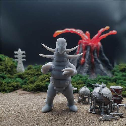 潮玩DIY手工 雷欧奥特曼名鉴兄弟怪兽利特尔1/64人偶模型手办场景