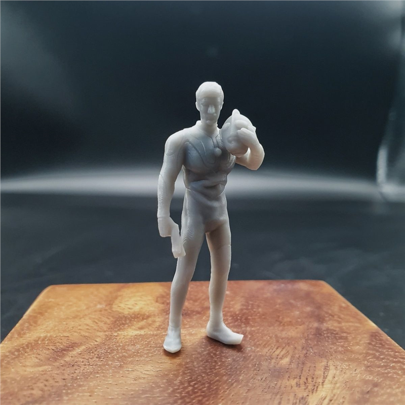 潮玩DIY手工 初代奥特曼皮套演员 B款 1/43模型手办场景