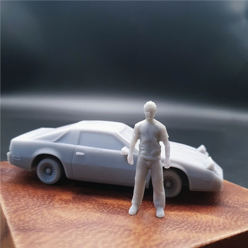 潮玩DIY手工 一路向北A款周杰伦拓海 A186 1/64模型微缩手办场景