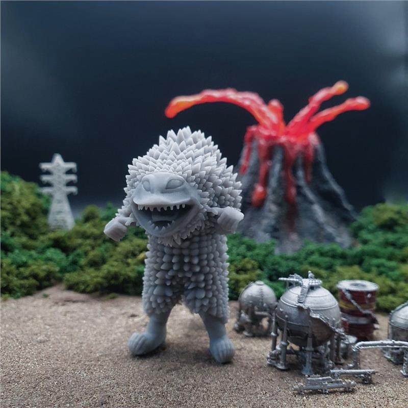 潮玩DIY手工 赛文奥特曼名鉴怪兽邓坎 1/64人偶模型手办场景