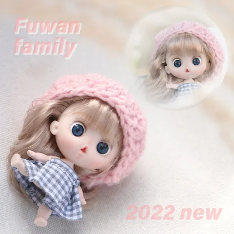 桃桃女生芭娃娃手办公仔比娃娃福丸bjd丸子生日礼物.玩具换装家族