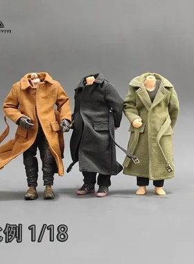 风衣YEESENYIYI夹克酸雨BFS兵人18造型衣服暗源长款寸/可动13.75
