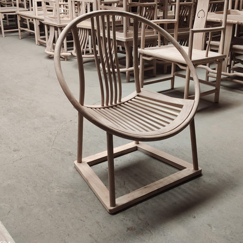 休闲椅圆形北榆木圈椅围椅美人椅